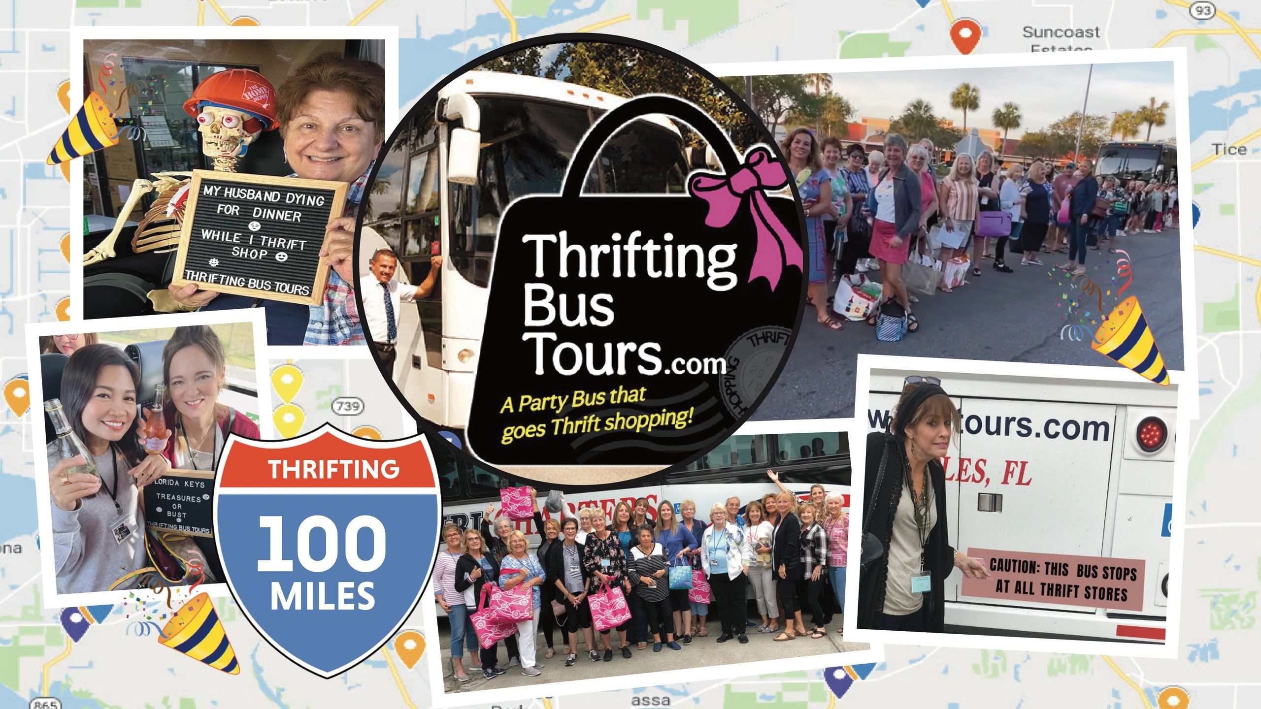 thrift store bus tours